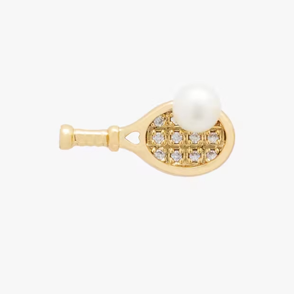 Kate Spade Queen Of The Court Tennis Stud Earrings - Picture 3 of 6